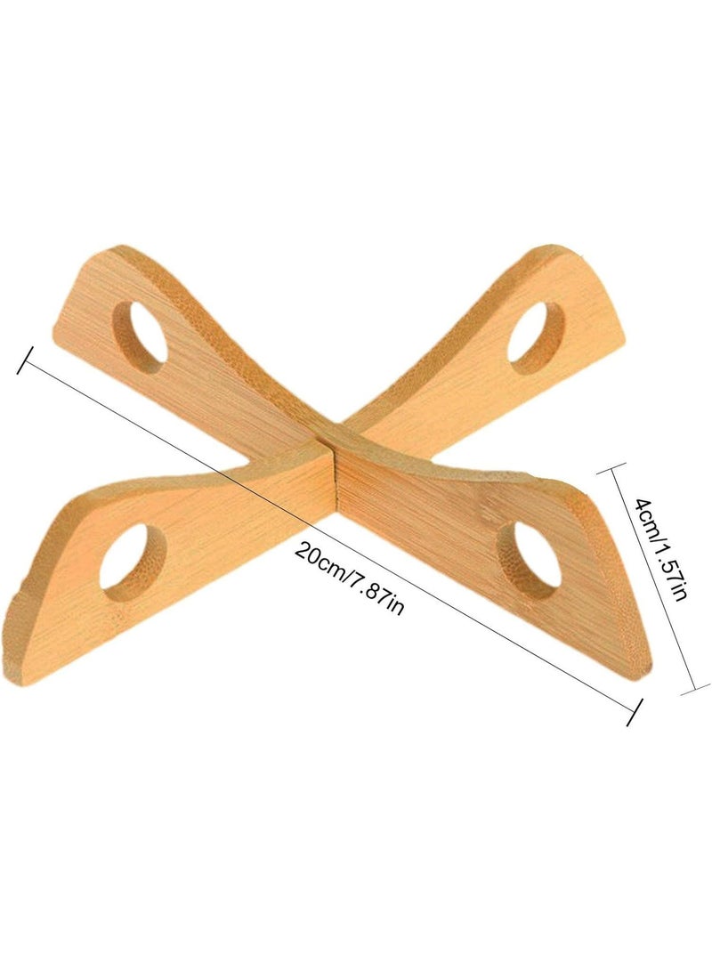 Smart Wooden Trivet – Detachable & Reversible Heat-Resistant Pot Holder - Image 5